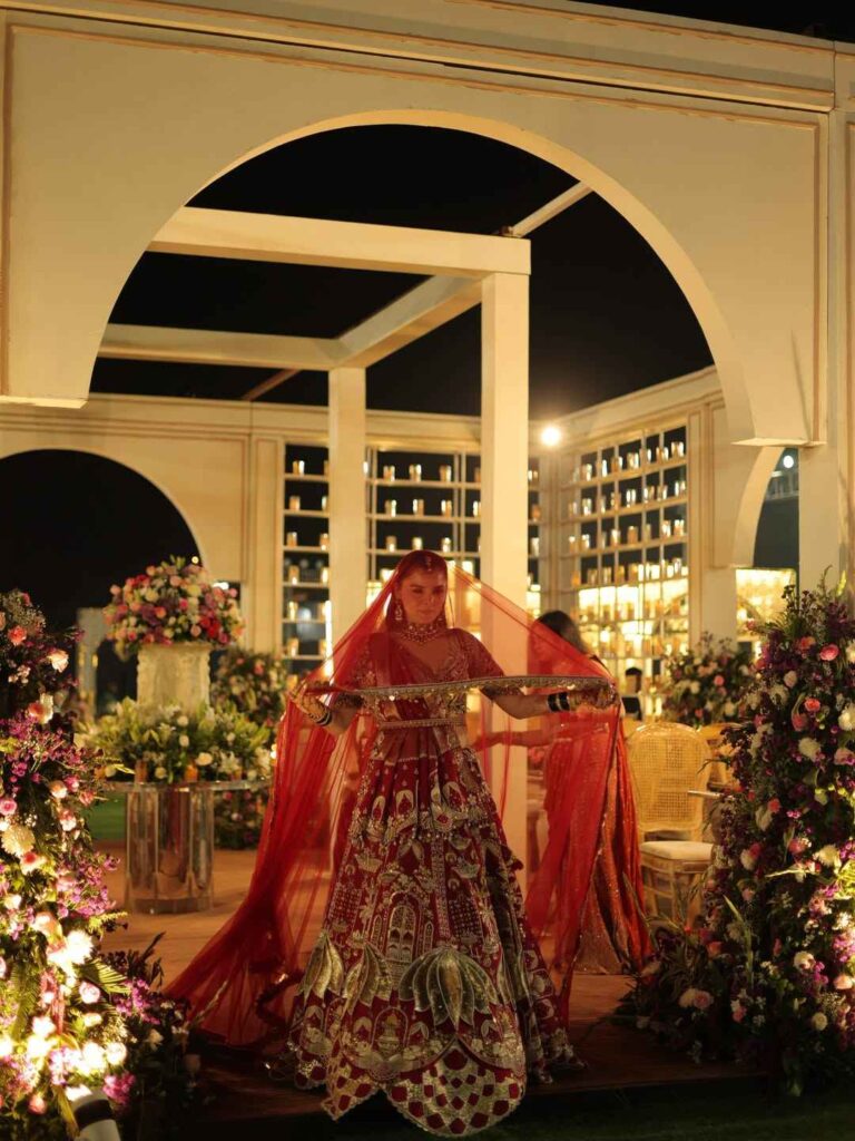 Lehengas for a Royal Reception Look