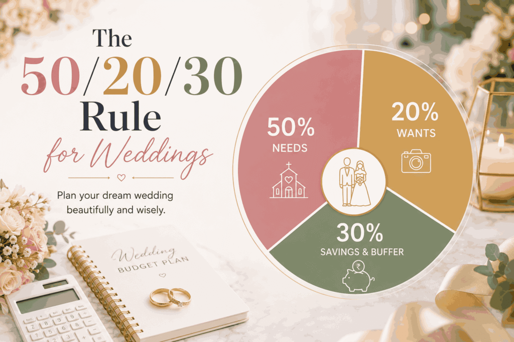 What Is the 50/20/30 Rule for Weddings?