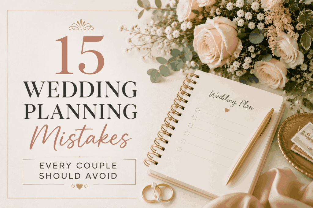 15 Wedding Planning Mistakes Every Couple Should Avoid